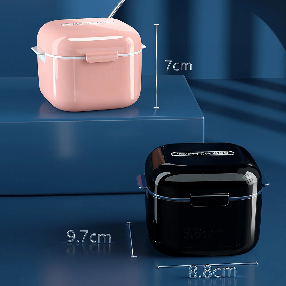 Y-kelin High Quality Orthodontic Retainer Braces Storage Box Soaking Invisible Teeth Denture Cleaning Tooth Storage Portable Belt case - Image 4