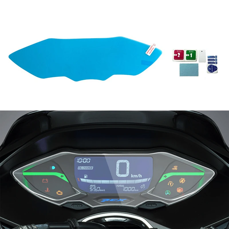 PCX125 PCX150 PCX160 Instrument Cluster Scratch Protection Panel Film Screen Protector For HONDA PCX 125 150 160 motorcycle screen protector