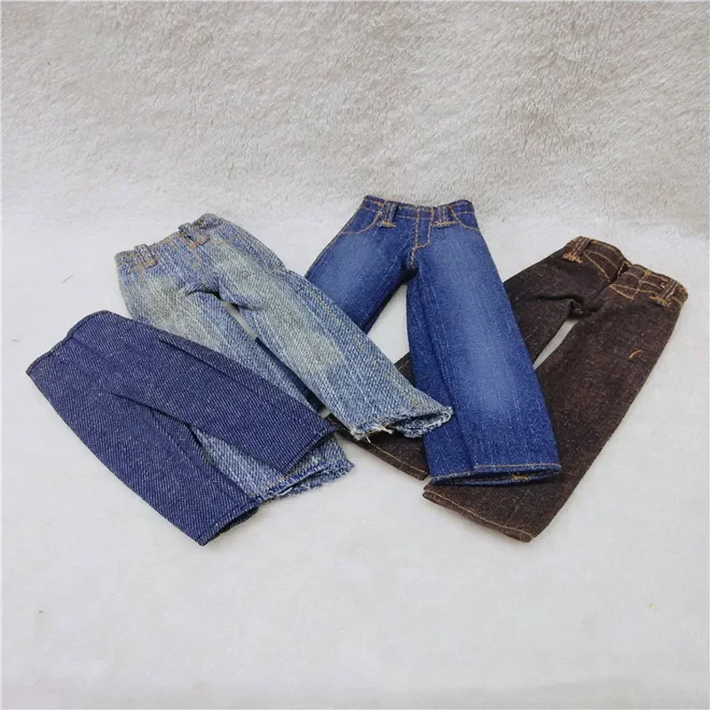 3Pcs/lot Original Jeans Pants for 1/6 Scale Barbia Trousers Doll New Fashion [Doll&Shoes Not Included]boy Girl Toy Accessory 3