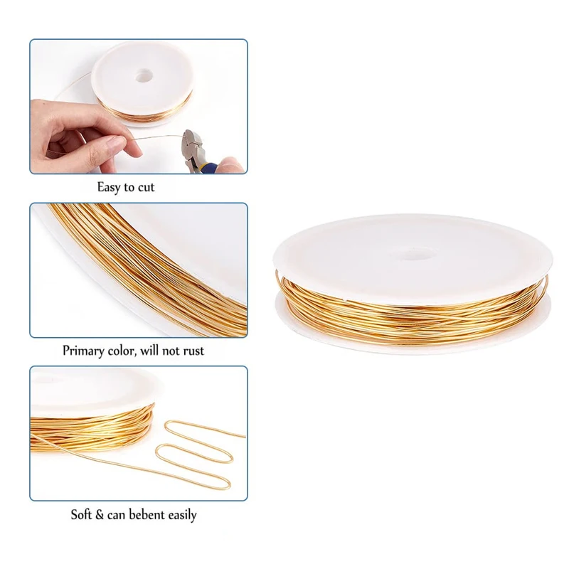 Premium Quality Soft Brass Wire - Various Thickness Options Available (0.1mm to 3.0mm)