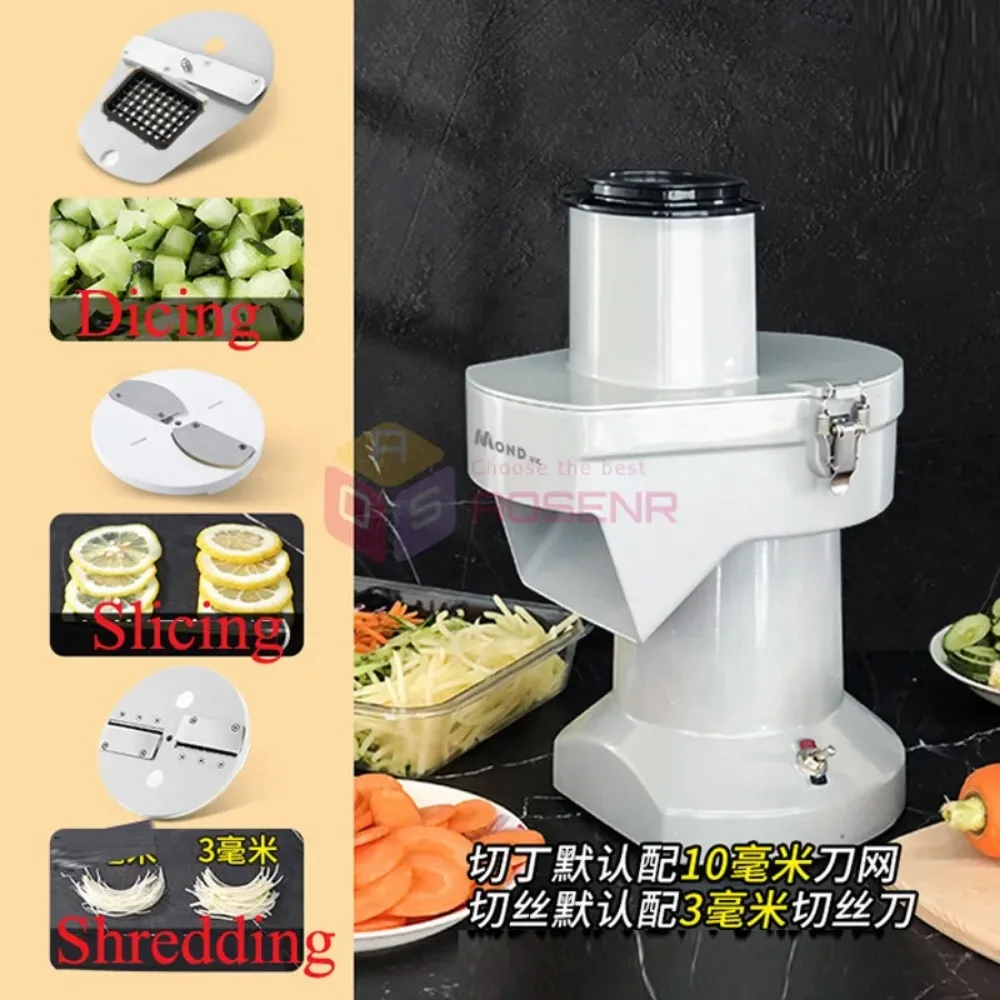 Electric Dicing Machine Automatic Vegetable Cutter Machine Multi-function  Commercial Potato Shredder Electric Slicer Shredder - AliExpress