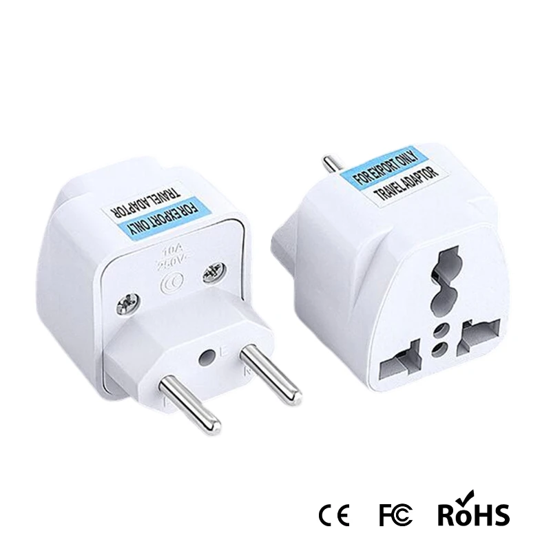 Universal Kr US-EU-AU-EU to US-UK Power Plug Adapter USA Israel Brazil Italy Germany Japan Korea Travel Adapter Plug Converter charger power adapter