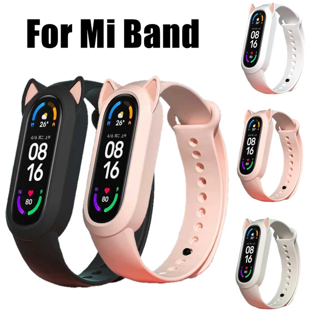 Correa Suave De Moda Para Xiaomi Mi Band 6 5 4 3 miband NFC Pulsera De  Silicona