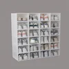 12pcs thickened shoe box, flip-top shoe storage box, space-saving artifact, home simple dormitory without punching 2