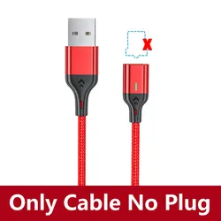 Magnetic Fast Charging USB Cable with Universal Compatibility - 1m (Only Cable Red)