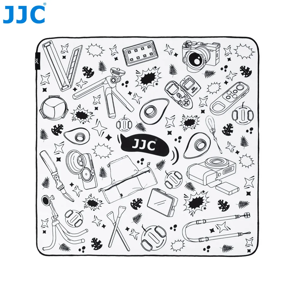 JJC Self-Adhesive Magic Cloth Camera Wrap - Protective Storage Pouch for DSLR Lens, Smartphones, and Laptops