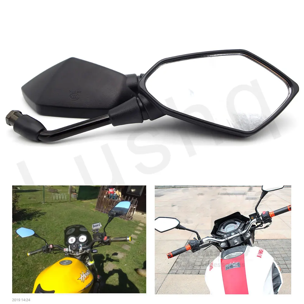 Specchietto Moto 8 10Mm Retrovisor Moto Accessori Per Yamaha Dragstar 1100 Suzuki Ltz 400 Suzuki Gsx 600F Katana Yamaha Mt 07