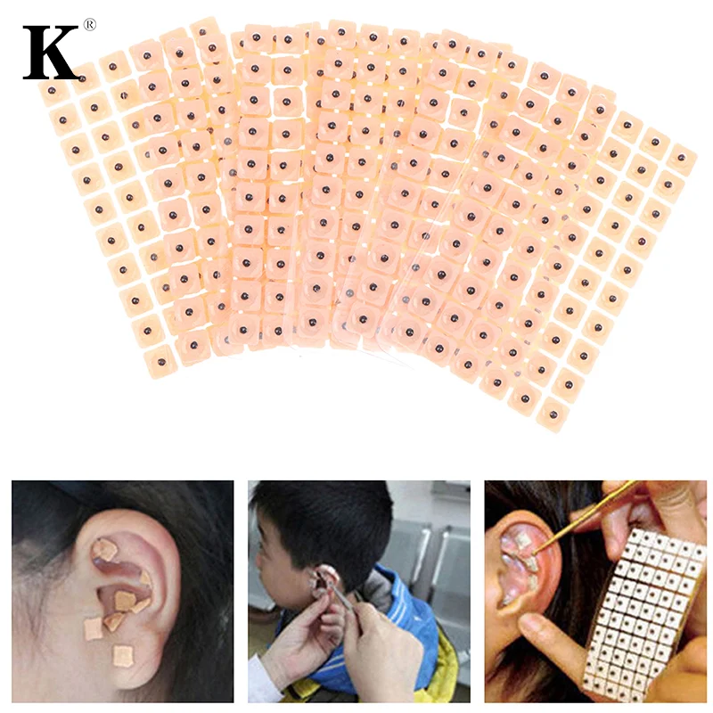 600 Tube Ear Acupuncture Massage Needle Patch Ear Acupoint Therapy V