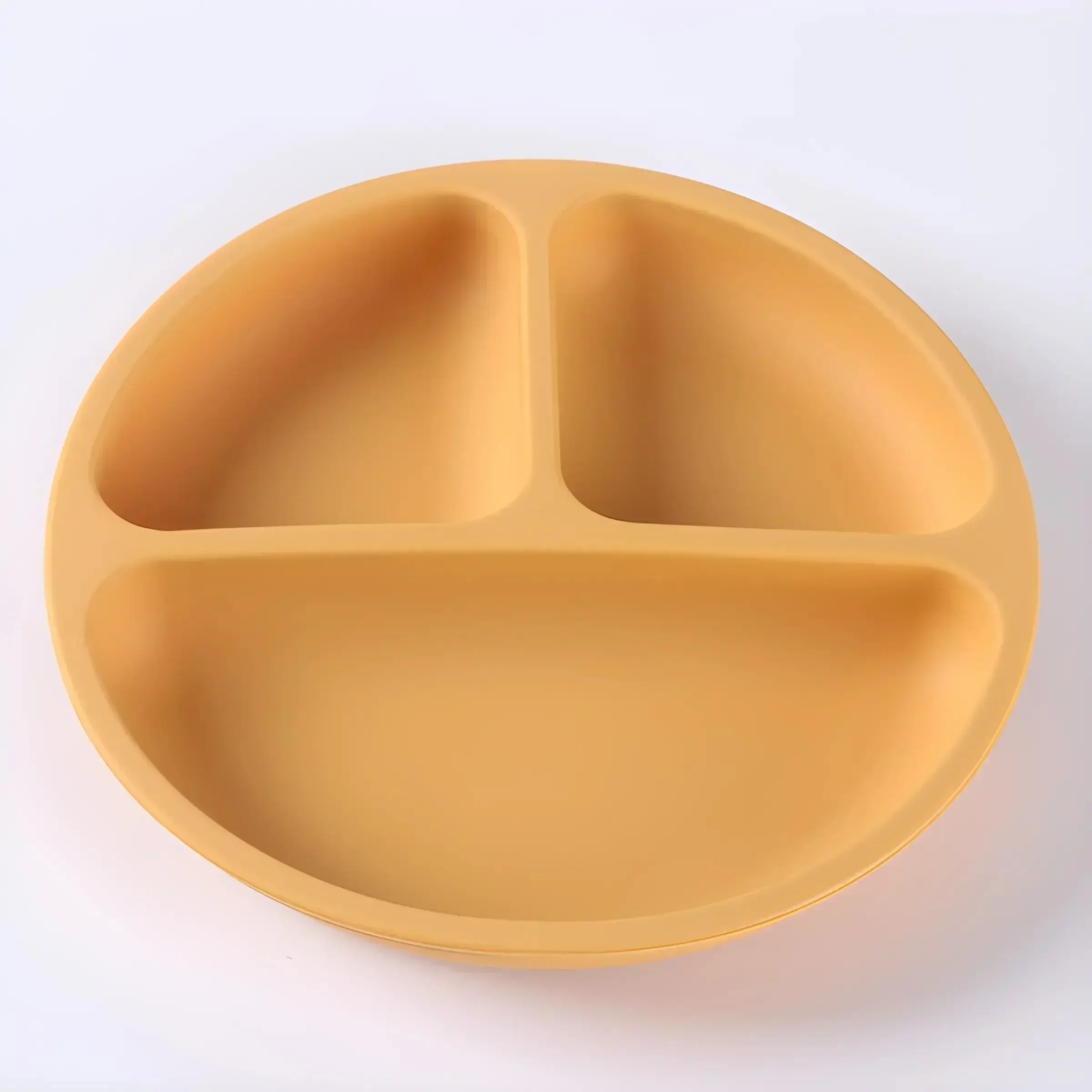 Silicone Tableware Children's Dinner Plate Separate Dinner Plate Auxiliary Food Training Tableware Set Snack Bowl 3