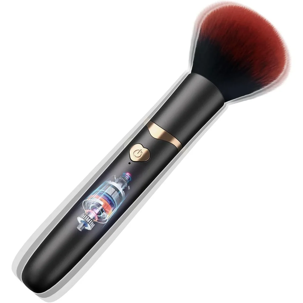Sexspielzeug, Make-up-Pinsel, Vibrator, Kosmetikpinsel, Erotik, Tease, Masturbation, Dual-Purpose, Bullet-Vibrator, 10-Vibrationsmodus für Fetisch 1