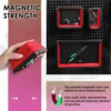 3Pcs Collapsible Magnetic Parts Tray Set Silicone Foldable Magnetic Tool Tray Magnetic Tray Organizer for Screw Bolt Nut Washer 5