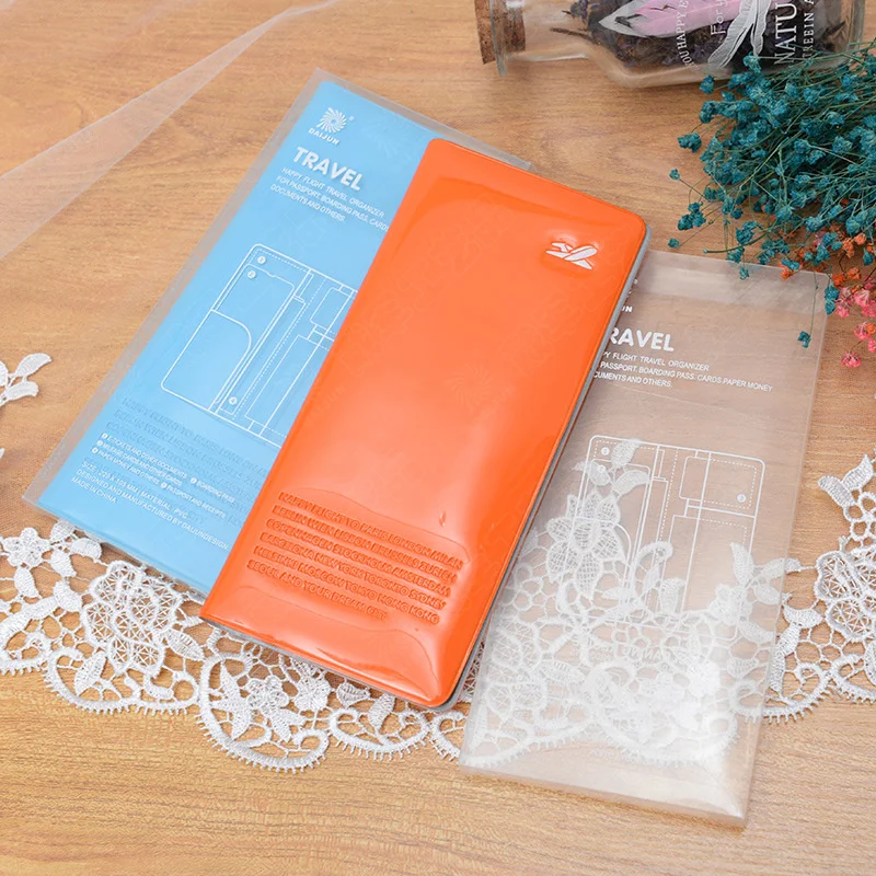 Long section Passport Covers Travel Accessories ID Bank Credit Card Bag Men Women Passport Business Holder wallet