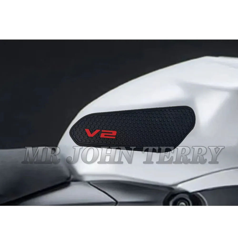 고무 측면 연료 탱크 패드, Ducati Panigale V2 Streetfighter V2 2020 2022 탱크 패드 스티커, 데칼 가스 무릎 그립 견인 패드