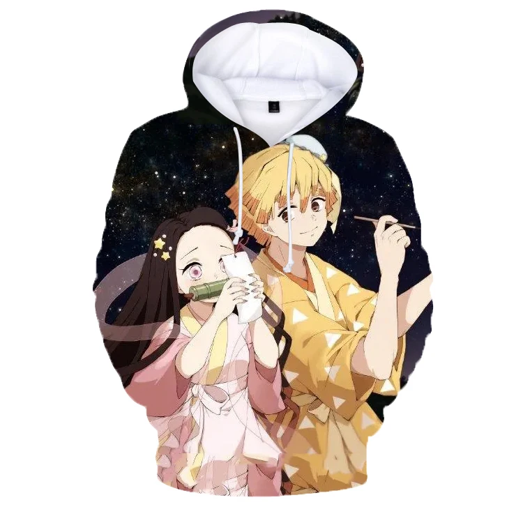 

New Anime Demon Slayer 3D Print Hoodie Sweatshirt Men Women Casual Pullover Harajuku Oversized Fashion Hoodie