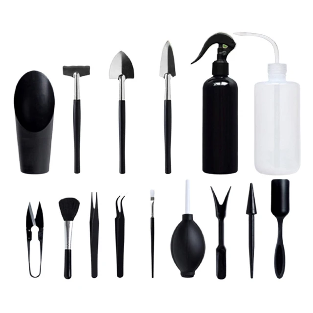 15Db Átültetési Eszközök Miniatűr Ültetési Zamatos Növények Szerszámok Mini Kerti Kézi Készlet Kertészeti Szerszámkészlet - Image 2