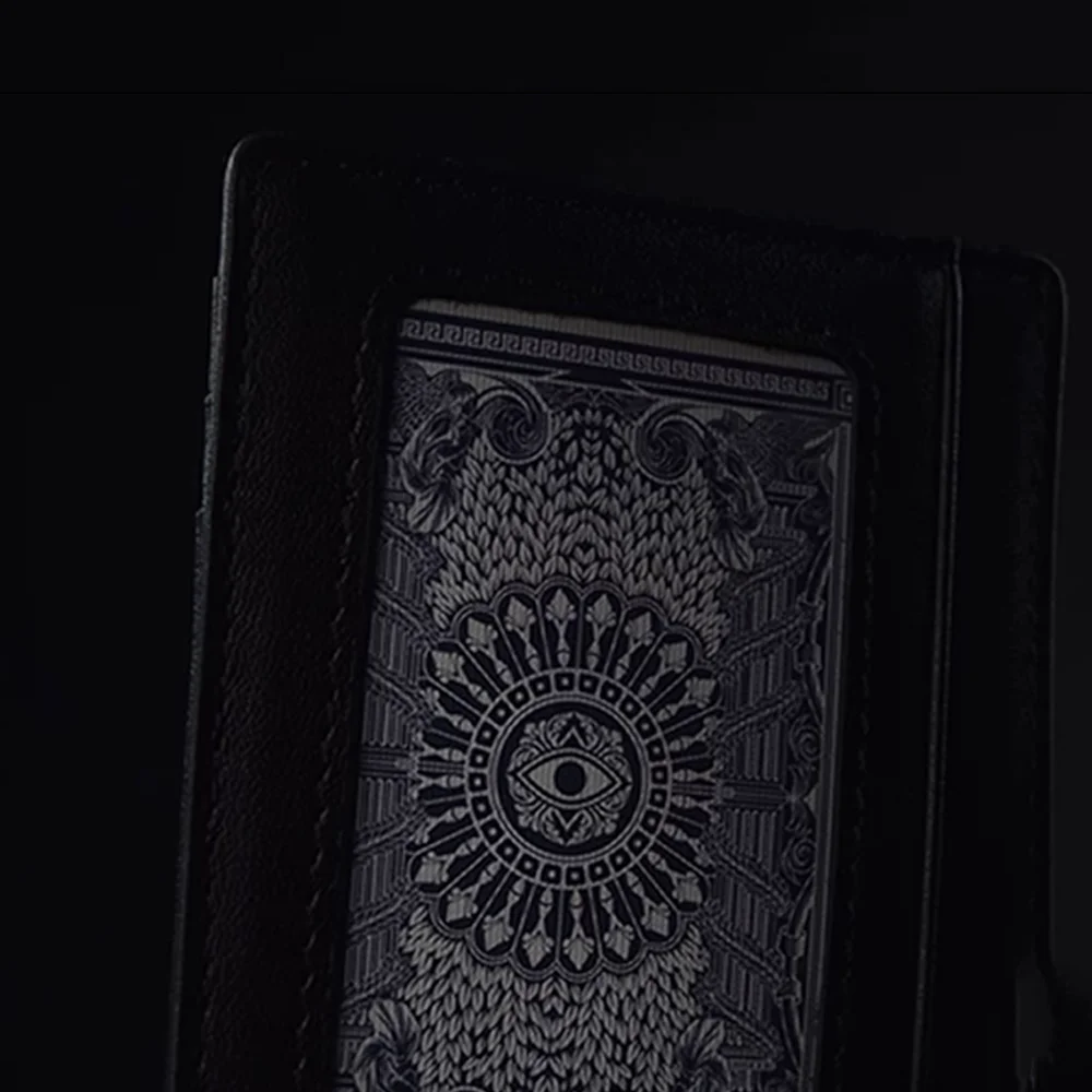 Portafoglio Ombra: Trucchi di Magia da Vicino, Illusioni, Gimmick, Accessori per Mentalismo, Portafoglio con Indice e Funzione Peek Integrati, Borsa in Pelle Magia - immagine 5