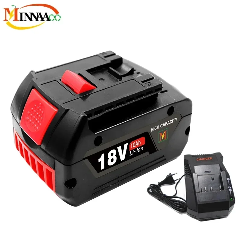 

NEW For BOSCH Authentic 18V 10AH LITHIUM-ION BATTERY GBA 18V 10AH 18V Professional GBA GSR GSB BAT618 BAT609 w/Fuel Guage