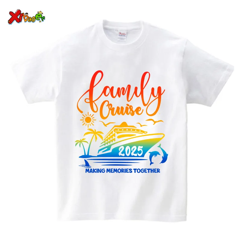 Family Trip Shirts 2025Family Cruise 2025 Shirt Family Matching Outfits Party Toddler Baby Family Look Family Vacation Shirts 4
