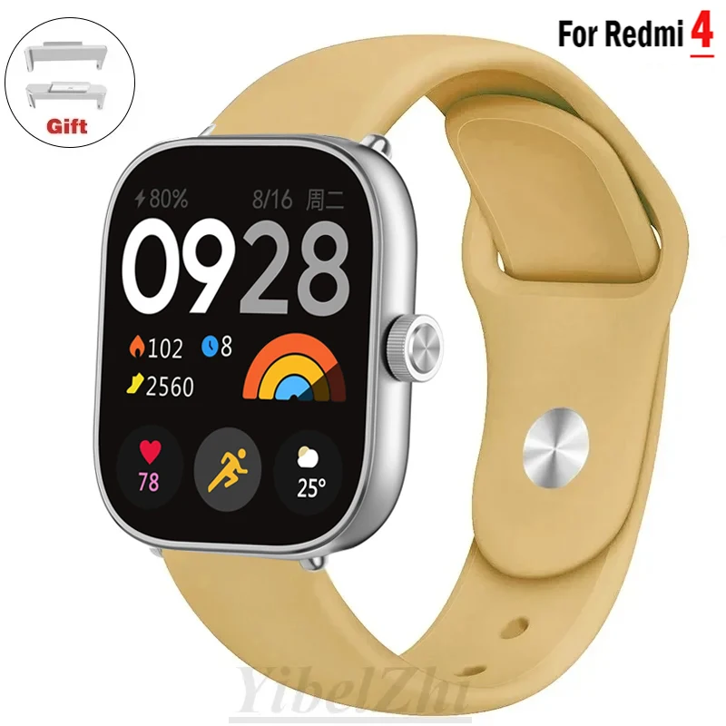 Soft Silicone Sport Bracelet Strap for Smartwatch Wristband Accessories