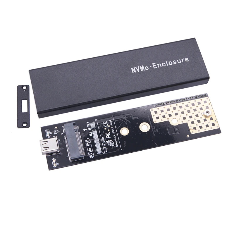 External Hard Drive Case M2 SSD Case Enclosure NVMe SATA NGFF for External Hard Drive USB 3.1 10Gbps
