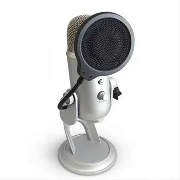 Puntuale - Studio Trasmissione in diretta Registrazione Filtro pop Microfono Scudo professionale Maschera Accessori filtro Microfono Filtro POP