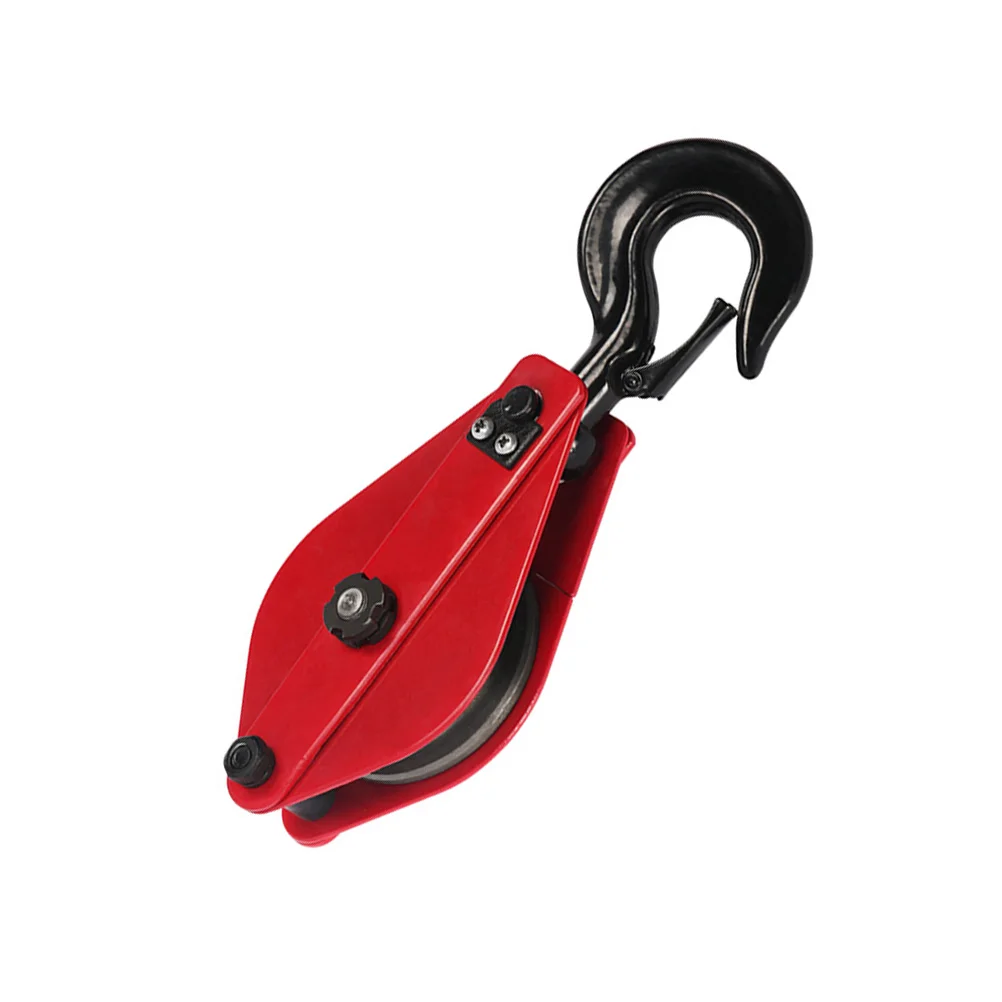 

Wire Rope Heavy Duty Pulley Block Hanging Towing Wheel Single Crane Swivel Iron Roller Fitness Towing Wheel Replacement