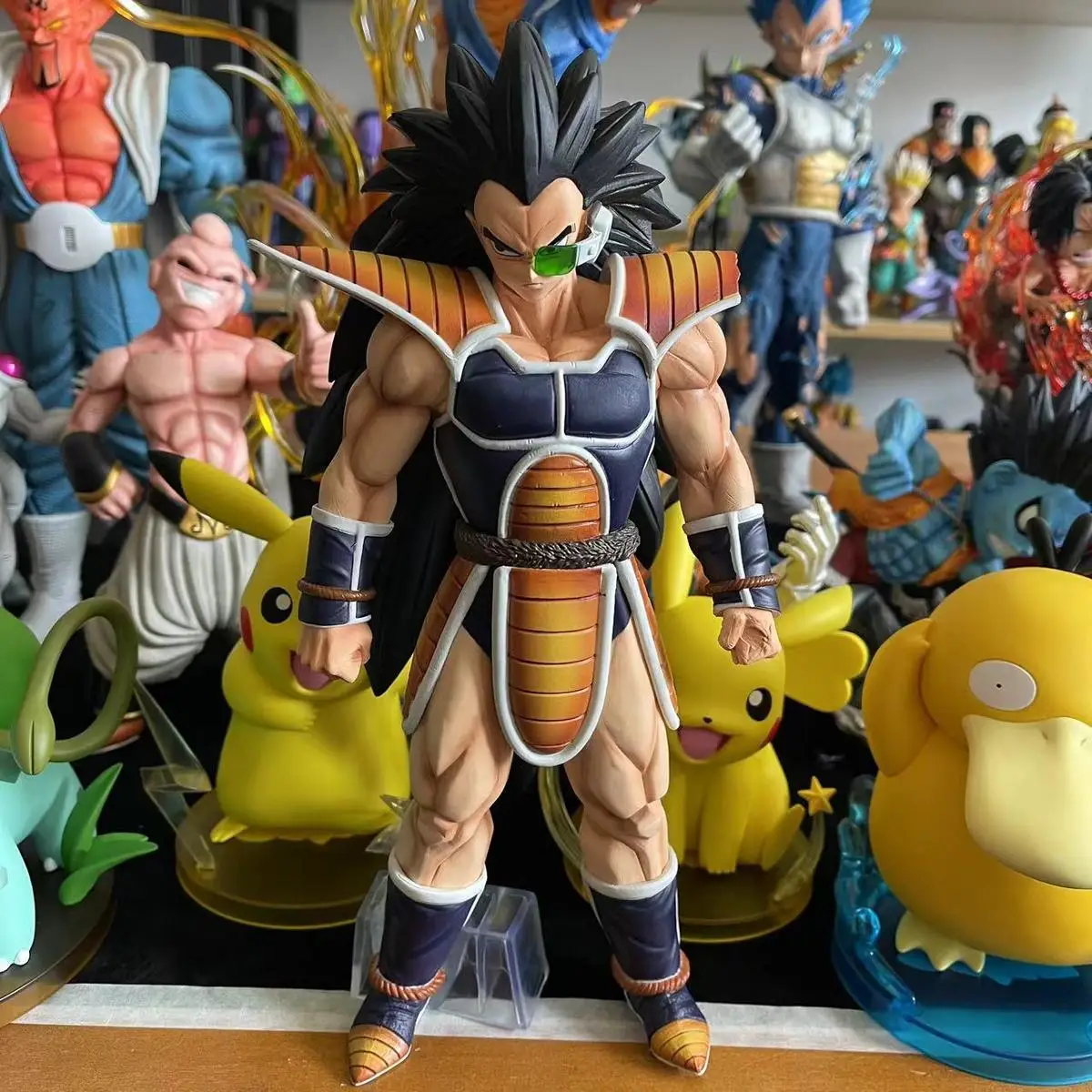 Anime Dragon Ball Z Goku Brother Saiyan Raditz Standing Figure Statue Toy  Gift