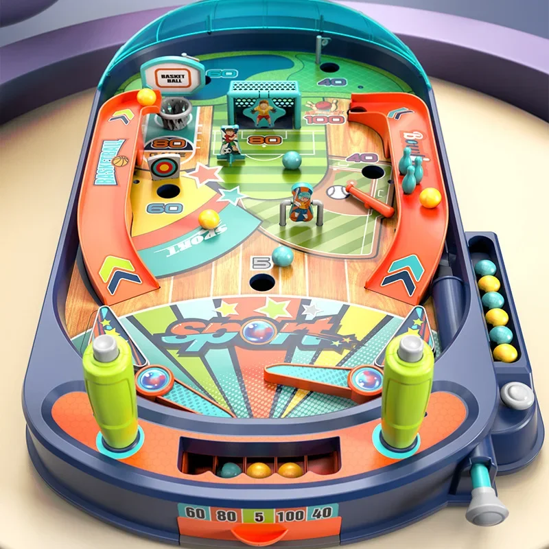 Children's Puzzle Toys Playing Marbles on A Tabletop Game Platform Parent-child Interaction Two Person Battle Boy and Girls' Toy 2