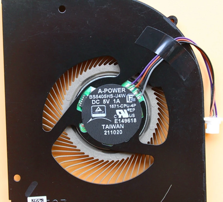 Ventilador de Refrigeração Original para Laptop Msi Criador Z16 A11uet Ms1571 Ms-1572 Bs5405hs-u4w Bs4505hs-u5c 1571-g-ccw 1571-cpu4p 5v - Imagem 5