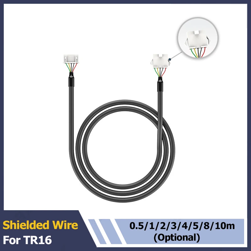 

0.5-10M XH2.54 Shielded Wire Extension Cable Dedicated to TR16/TR16H Battery Capacity Indicator Coulomb Meter Coulometer