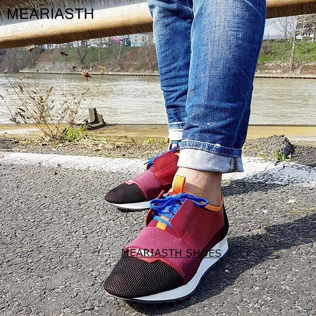 

2022 Fashion Men Lace Up Casual Shoes Tenis feminino Spring Summer Men Trainers Breathable Flats Walking Shoes 100% Real Picture