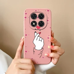 Love Heart Bear Anti - Drop Durable Shockproof Phone Case for Note 14 Pro 5G (TYP1)