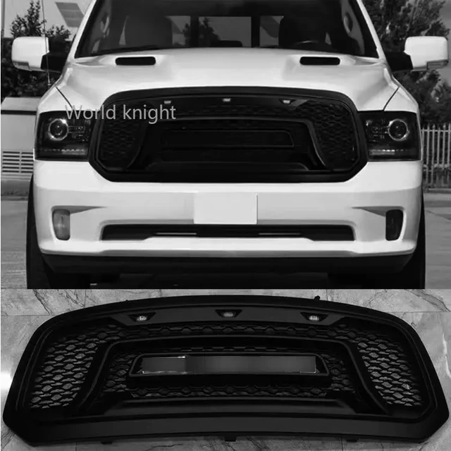 Modified For Dodge Ram 1500 2013-2018 Radiator Trims Cover Racing Grill  Grills Hood Mesh Front Grille Upper Bumper Grilles - Racing Grills -  AliExpress