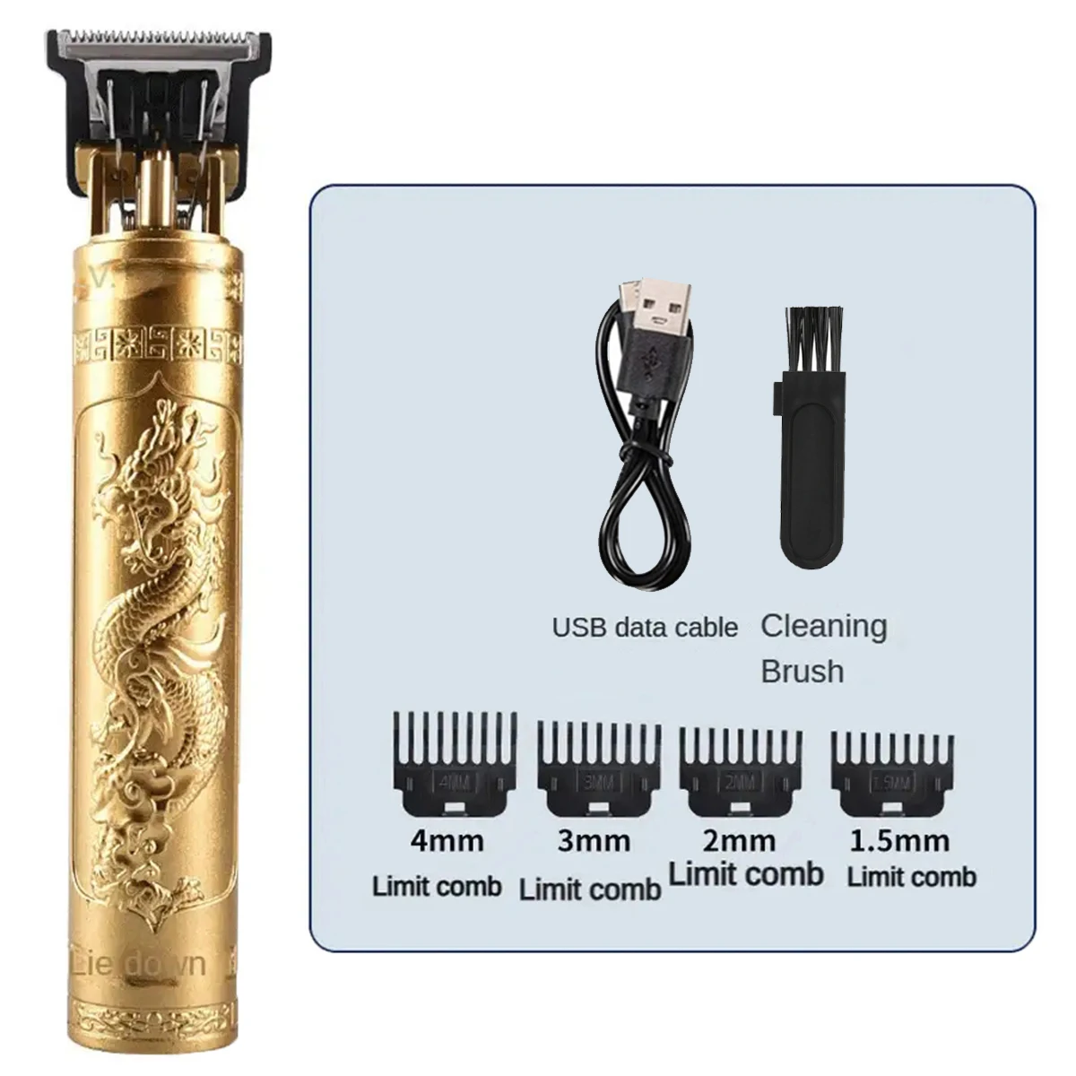 Electric shaver beard trimmer rechargeable hair clipper professional cordless men cutting machine