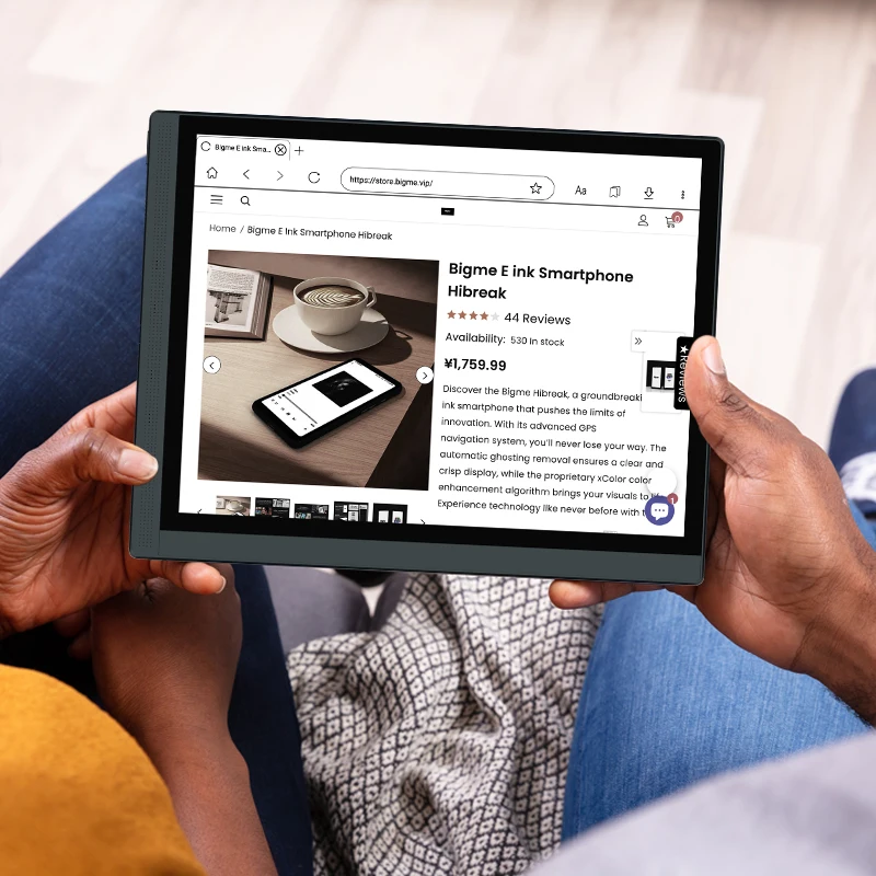 BIGME B1051C Lite 電子ブック リーダー、10.3 インチ カラー E インク