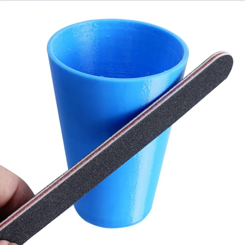 3D Printer Parts 10pcs 3D Model Manual Mold Double-Sided Polishing Rod Sandpaper Polishing Tool for Ender 3 Sapphire Pro Blue