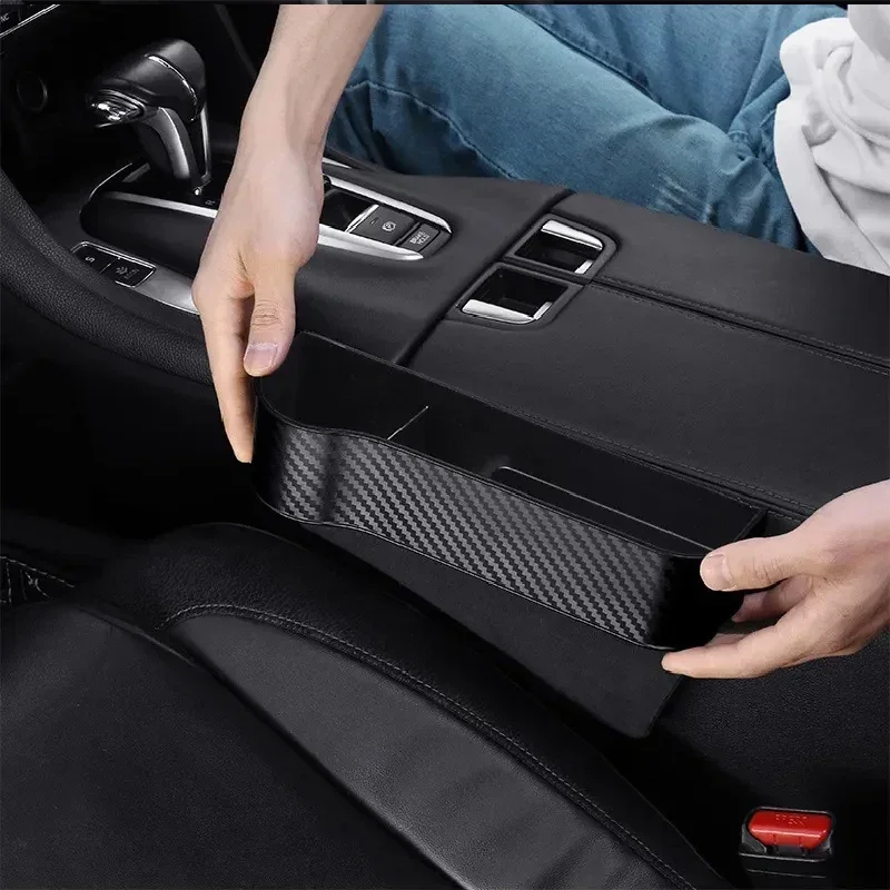 Car Seat Gap Organizer Multifunctional Plastic Car Storage Box Easy To Clean Car Interior Accessories for Sedans SUV Trucks