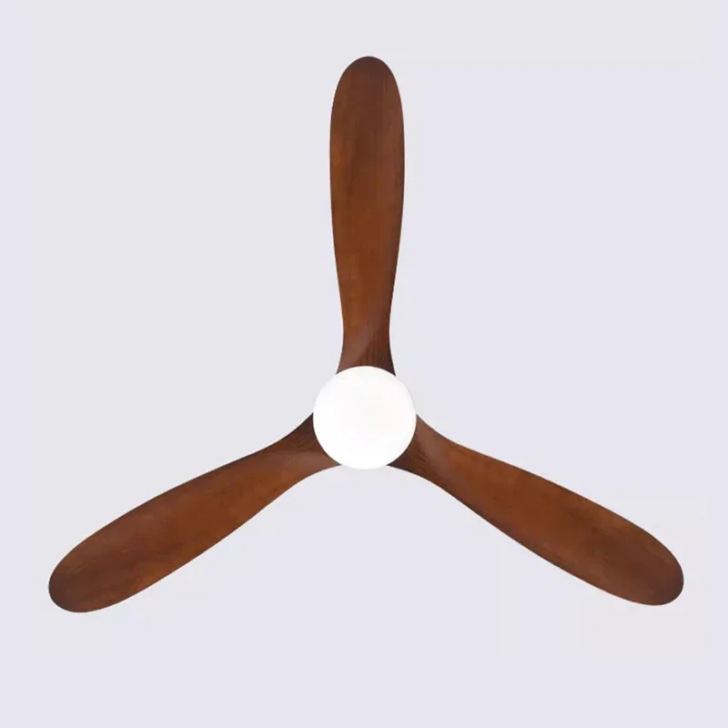 70inch Large Size Wood DC Ceiling Fan Industrial Fans with 24W LED Light And Remote Control Wood Fans for Home Ventilador Tech