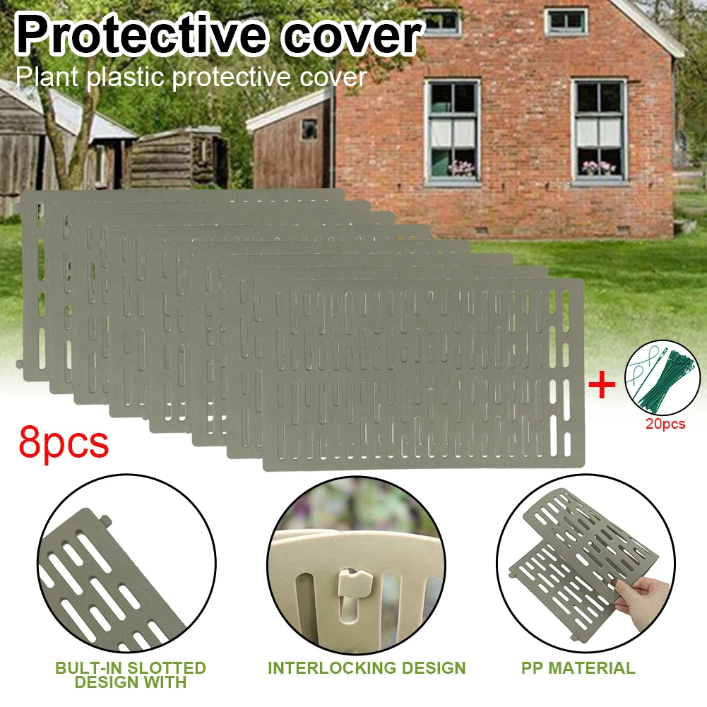 

Plant Tree Trunk Protector Weather-proof Plastic Guard Cover Plant Protection Tools Garden Accessories Mower Trimmer Sun Damage