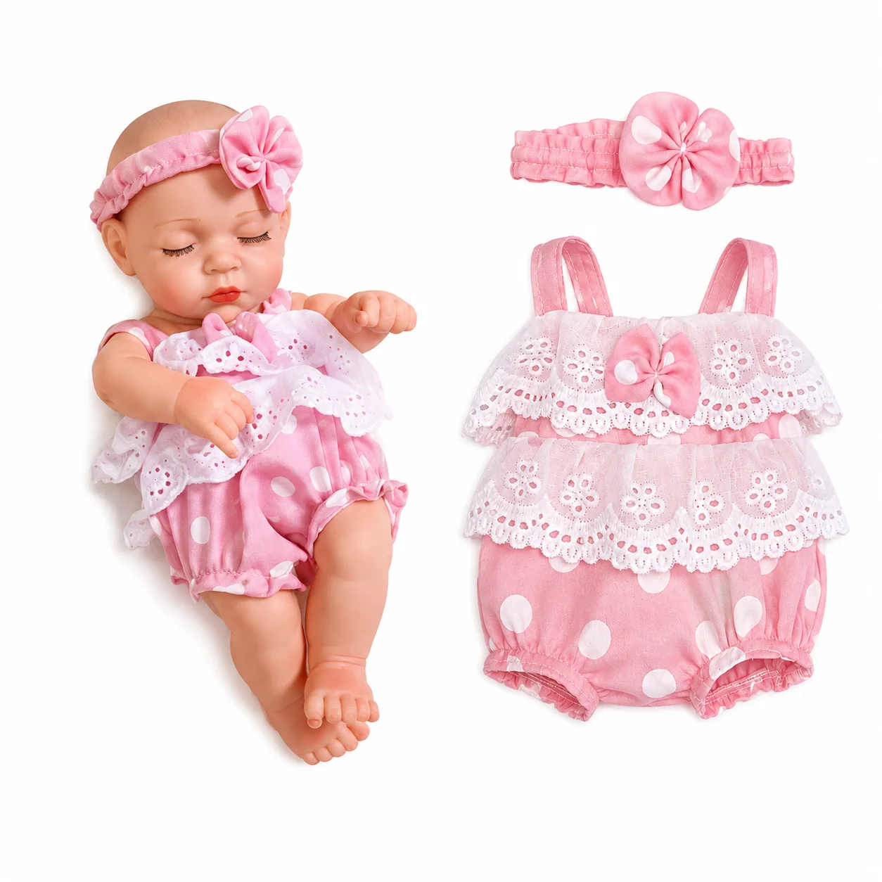 Charming Skirt and Sweater Set for 12-Inch Dolls: Fashionable Doll Outfit Accessories