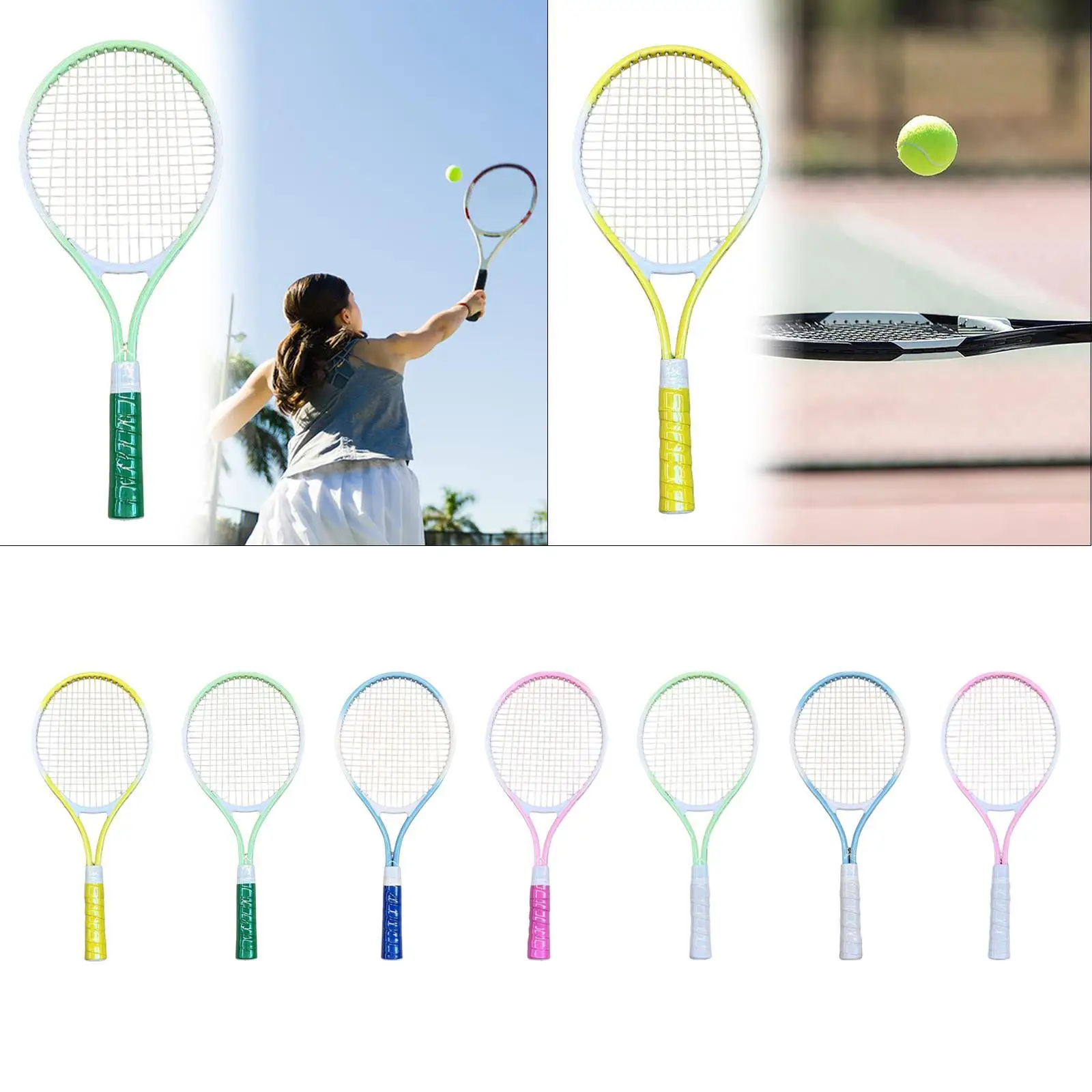 Tennis Racket Shock Resistant Nylon Strings for Garden Backyard Training