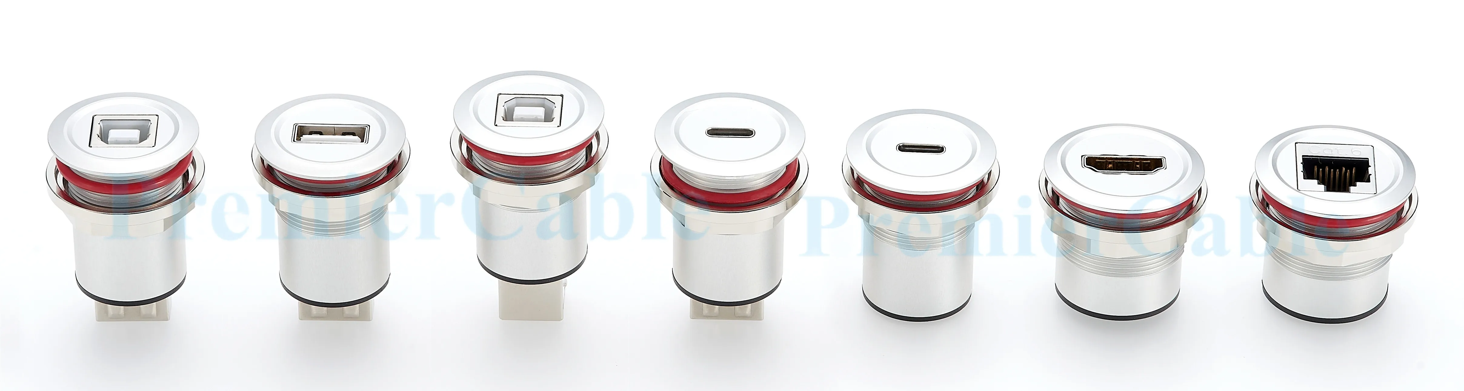 USB 2.0 A Buchse-zu-Buchse Koppler, Einbau-USB-Typ-A-Durchgangsverbinder mit Gewinde für Laptops – Detail 8