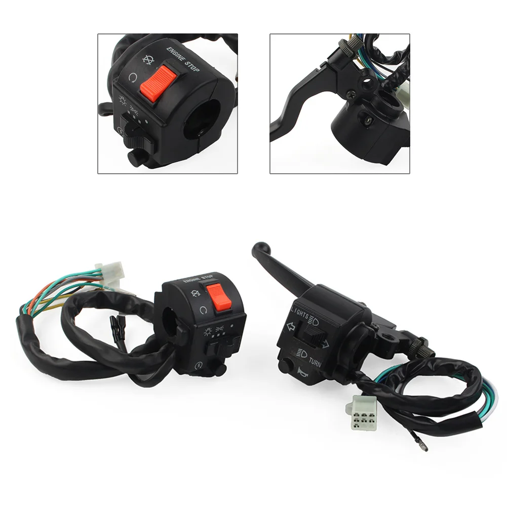 

7/8" Motorbike Handle Bar Left Right Switches Horn Turn Signal Switch