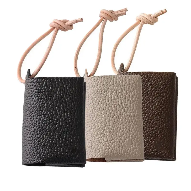 Portable Mini Japanese Pocket Paper Towel Box Leather Handheld Tissue Holder Household Items