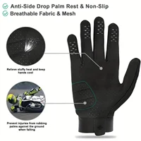 RIGWARL Winter Cycling Gloves Men Gloves Touch Screen Windproof Sports Gloves Pull-On Closure Soft Shell Ski Cycling Gloves 2