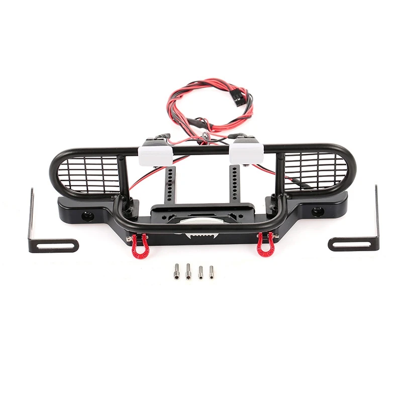 Per Paraurti Trofeo Cammello Anteriore In Metallo Trx4 Con Luce Per Auto Cingolata Rc 1/10 Traxxas Trx4 Trx-4 Defender