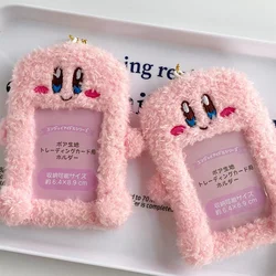 Kawaii animal 3 Inch Plush Kpop Holder Cute Idol Postcards Storage Card Bag Collect Organizer Bag with Pendant stationery