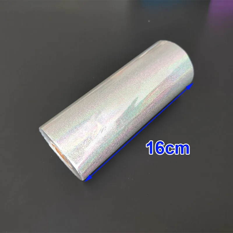 1pc 16cm 레이저 골든 실버 퍼플 블루 샌드 핫 스탬핑 포일 롤 금박 스탬프 전사 필름 120M