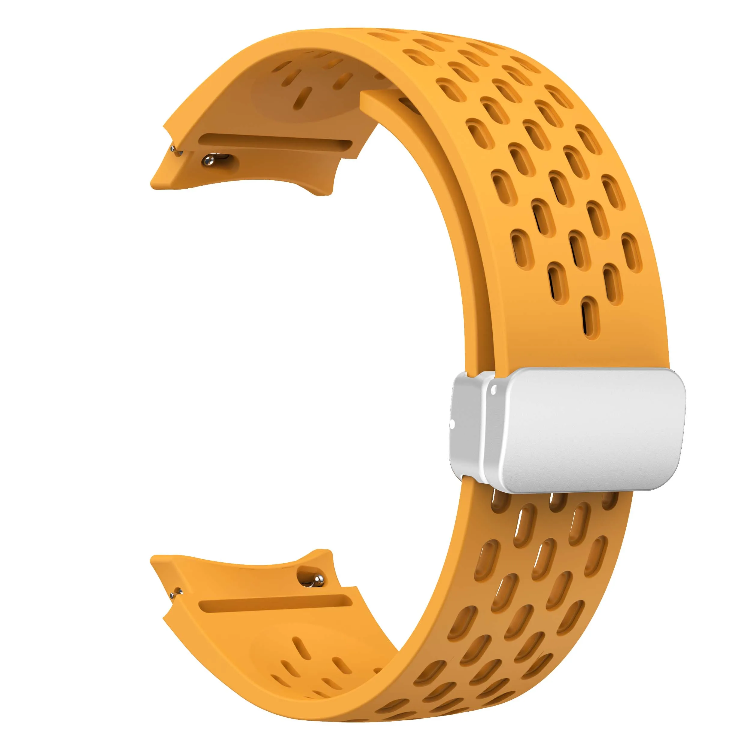 Magnetic Buckle Silicone Strap with Seamless Design