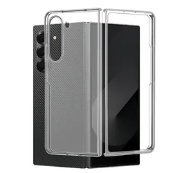 Ultra Thin Clear PC Case - Transparent Protective Hard Bumper Shell (For Z Fold 7)